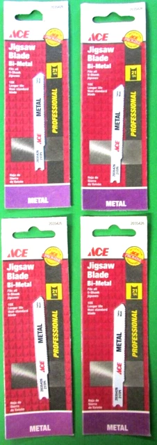 (13 PIECES) Jigsaw Blades Wood & Metal Thin Medium Thick Steel Carbon Bi-Metal