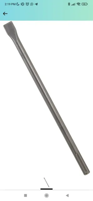 Tool BOSCH HS1912 1 In. x 18 In. Flat Chisel SDS-max Hammer Steel