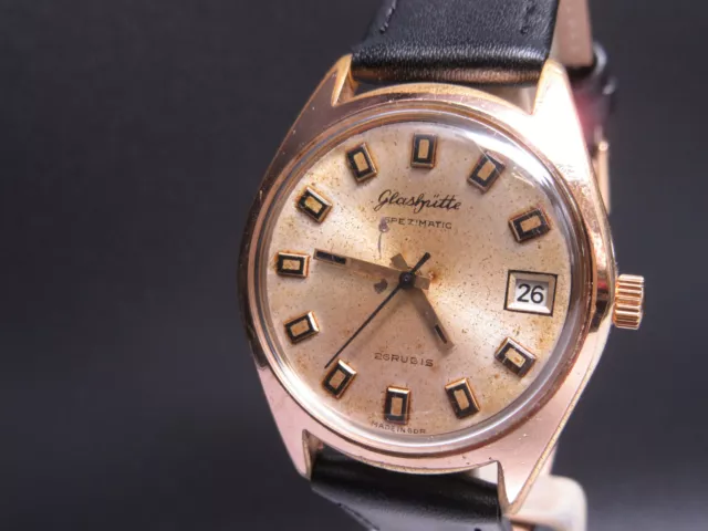 B235 ⭐⭐Vintage " Glashütte Spezimatic " Automatic watch Gub Cal.75 ⭐⭐