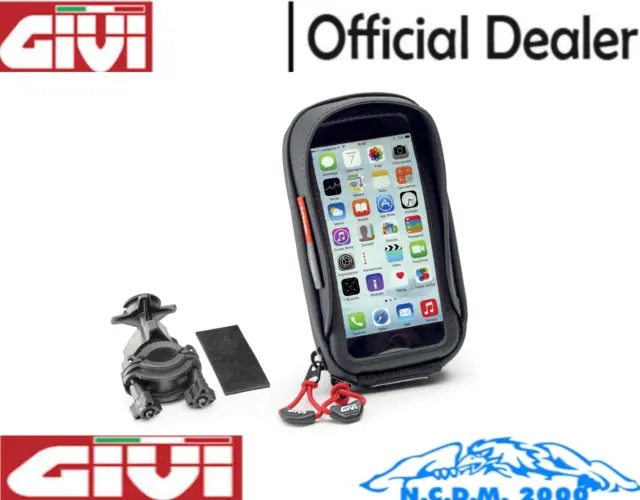 GIVI S956B UNIVERSAL SMARTPHONE PORT HANDLEBAR MOTORCYCLE WP Anti Waterproof