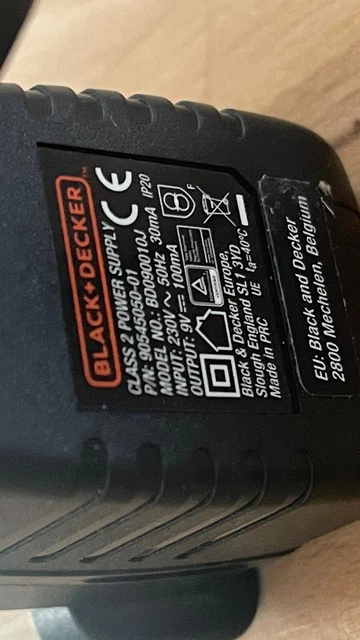 Black & Decker Cordless 3.6V Screwdriver Charger CS3651LC CS3652LC CS3653LC