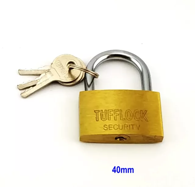 Solid BRASS PAD LOCK 40MM PadLock