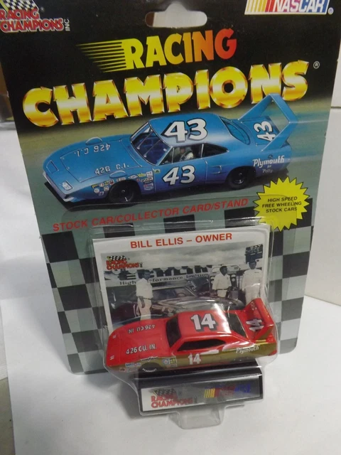 RACING CHAMPIONS PLYMOUTH Superbird Bill Ellis # 14 échelle 1/64 EUR 10 ...