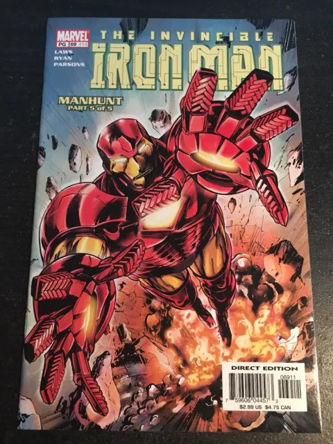 Iron Man#69 Incredible Condition 9.4(2003) Micheal Ryan Art”Manhunt”