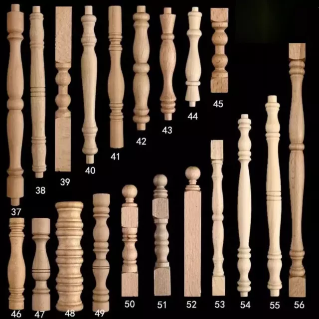 10 Styles Solid Wood Carved European Style Furniture Legs  Home Decor