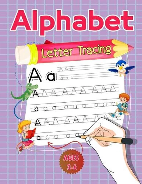 Alphabet Letter Tracing: An Educational Adventure in Handwriting by Wonder Color