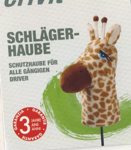 Golf Schutzhaube Schlägerhaube Driver Plüsch Giraffe  Handpuppe headcover