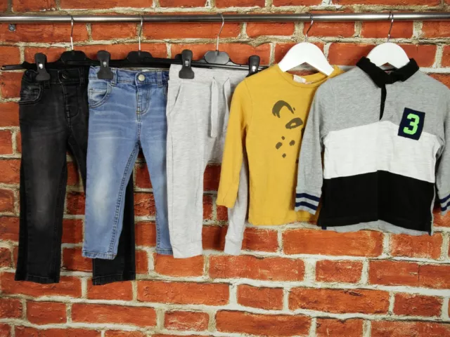 T-SHIRT TOP BABY BOY ETÀ 18-24 MESI ZARA NEXT ecc JEANS JOGGERS 92CM
