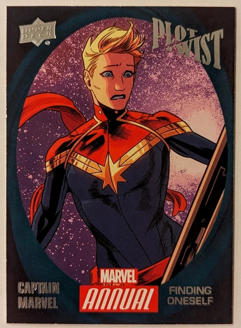 2016 Upper Deck Marvel Annual Plot Twist Achievement Captain Marvel #PT-0