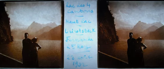 Fotografia Lago Di 4 Cantoni Svizzera Altezza Lac Uri-Rotstock 23 Agosto 1932