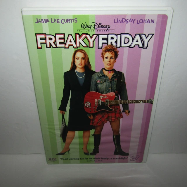 FREAKY FRIDAY DVD Full Screen Jamie Lee Curtis Stained Wrinkled Cover
