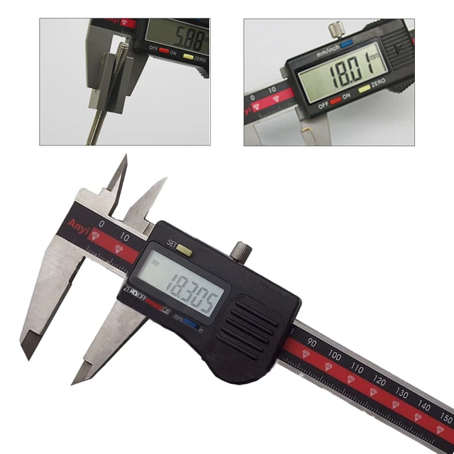 WIRE ROPE CALIPERS Wide Jaw Cable Vernier Caliper Measuring Tool 0