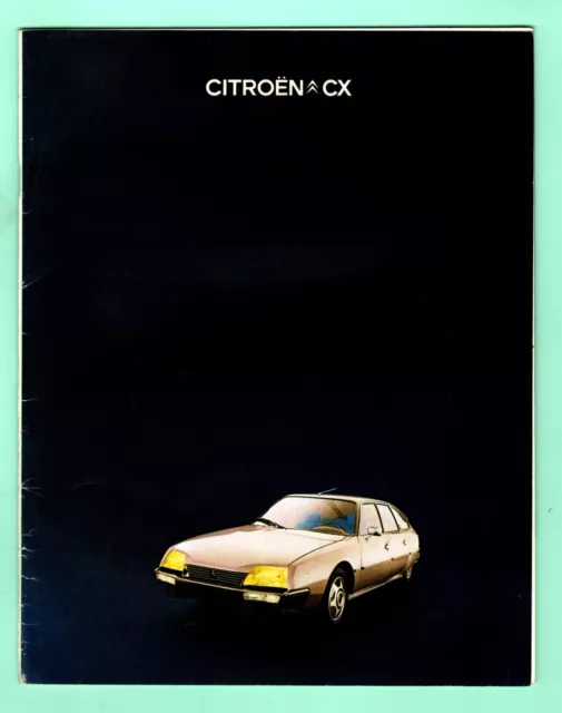 ▬► Prospectus Brochure Catalogue CITROEN CX 08/76 1976 Voiture 28p