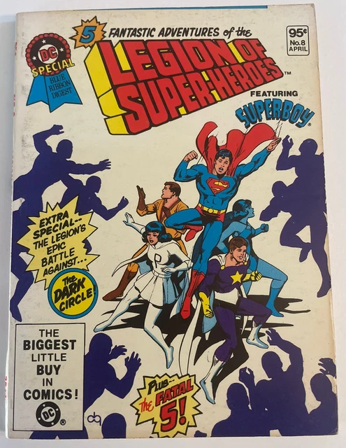 DC Special Blue Ribbon Digest #8 (1981) Legion of Super-Heroes VG/FN or Better
