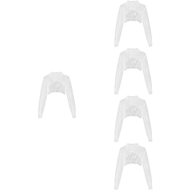Set of 5 Top Court À Faux Col Pour Femme Hauts Courts Femmes Manquer Détachable