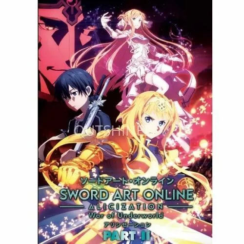 DVD Anime Sword Art Online Alicization War Of Underworld Part 2 Vol.1-11  End DHL