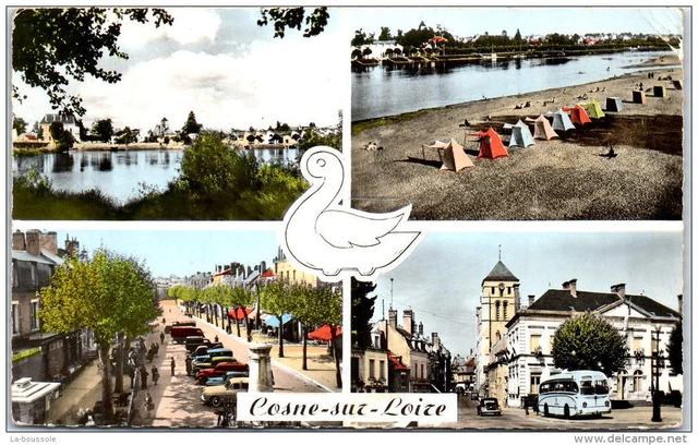 58 COSNE SUR LOIRE - differentes vues de la ville