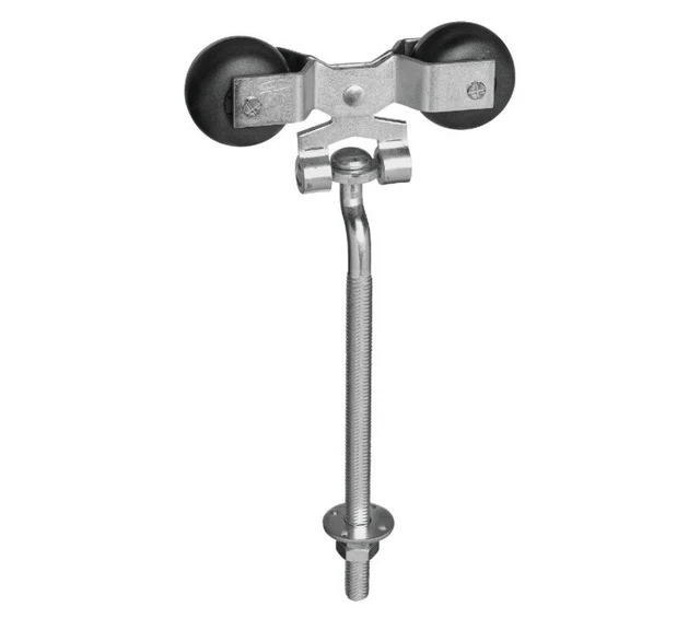 National 5302 Zinc-Plated Round Rail Offset Bolt Barn Door Hanger N193714