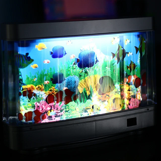 Lámpara artificial para peces lámpara decorativa para acuario lámpara tanque para el hogar