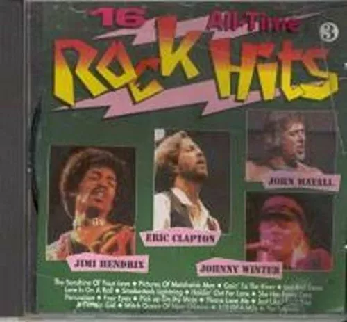 16 All-time Rock hits + CD + 03:Jimi Hendrix, Status Quo, Alice Cooper, John ...