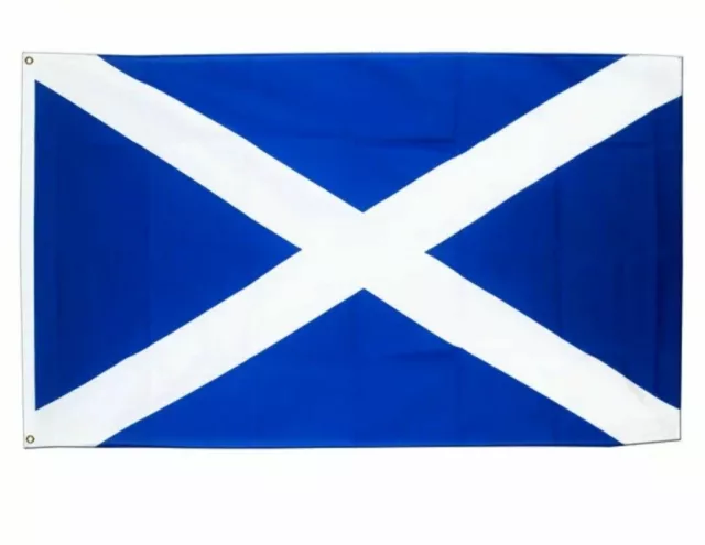 Schottland St. Andrew's Saltire schottische große Nationalflagge Euro 5 Fuß x 3 Fuß NEU