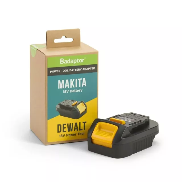 Makita to DeWalt 18V Battery Adapter By Badaptor