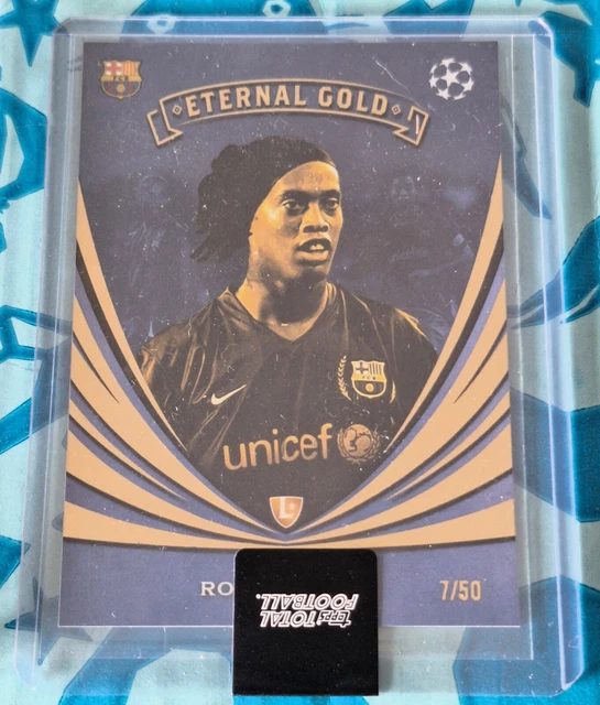 TOPPS TOTAL FOOTBALL 1/1 Ronaldinho EUR 700,00 - PicClick ES