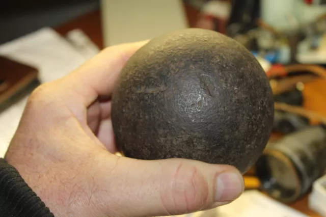 Kanonenkugel 2800 Gramm  9 cm Durchm. Schlacht von Blindheim 1704 ??? CANNONBALL