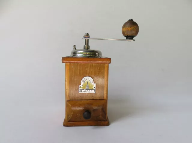 Kaffeemühle Coffee Grinder, Holz, 50er Jahre, Armin Trösser