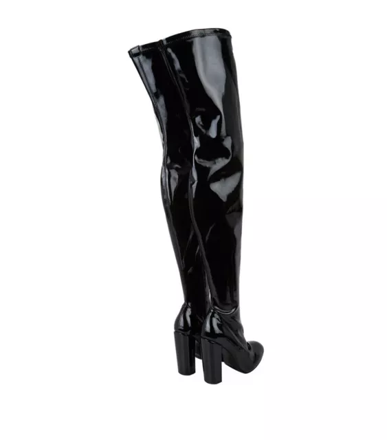 Bottes Otk Brevetées Carvela Wolf Noir Neuf Dans Leur Boîte