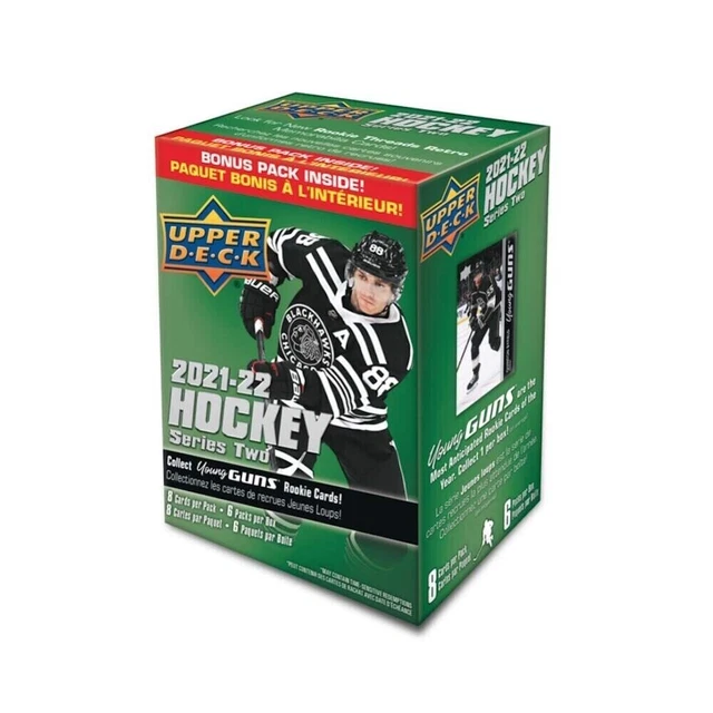 2021-22 Upper Deck Series 2 Hockey Factory Sealed Blaster Box