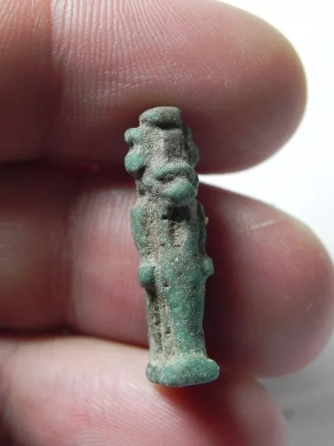 Zurqieh -Af157- Ancient Egypt , Faience Amulet Of Horus? 600 - 300 B.c