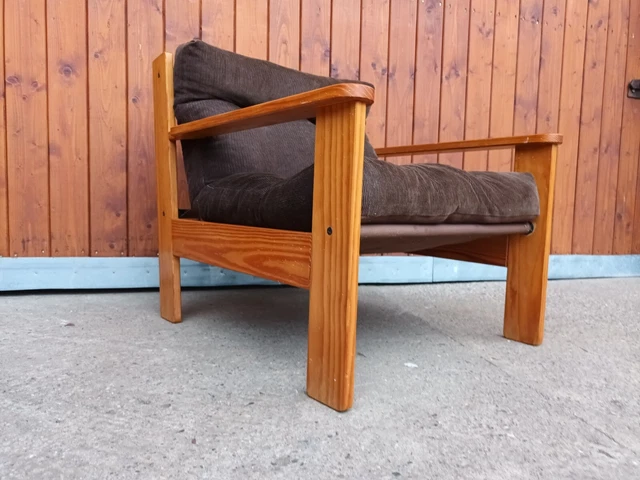 Sedia Vintage 60er Relax Pino & Cord Facile Sedia 60s Danish Modern