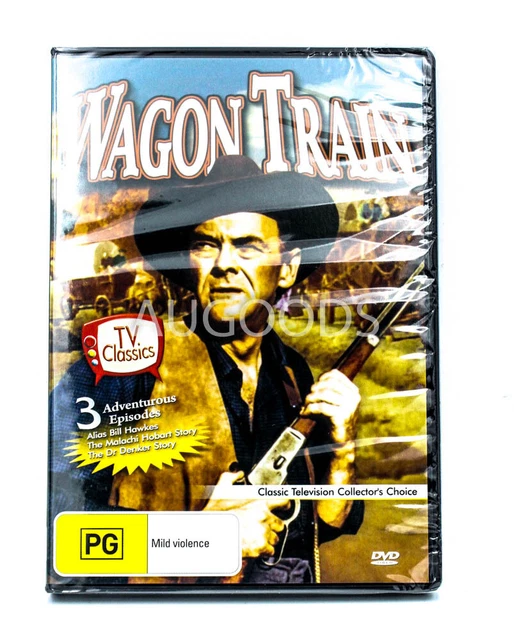 Wagon Train- 3 Adventurous Episodes - DVD Series Rare Aus Stock New Region 4