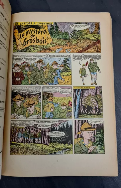 Rare Eo Française Patrouille Des Castors N° 1 Mitacq : Le Mystère De Grosbois 3