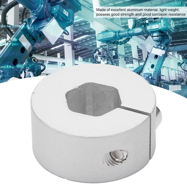 Collare di bloccaggio alluminio materiale alluminio anello fisso albero esagonale collare di bloccaggio