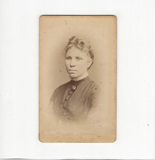 Wilhelm Schiller CDV Foto Damenportrait - Frankfurt Main 1870er