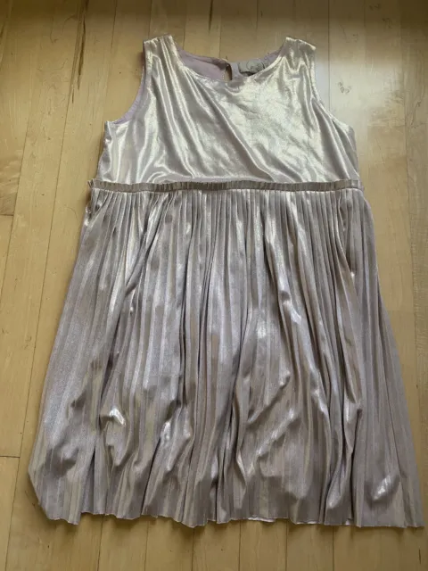 Peek Kids Size 10 Girl Metallic Dress