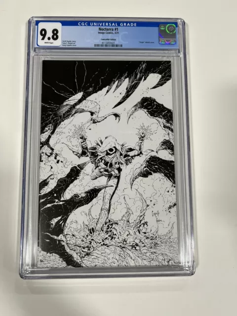 NOCTERRA 1 CGC 9.8 COMICS PRO EDITION WHITE PAGES IMAGE COMICS 2021 variant