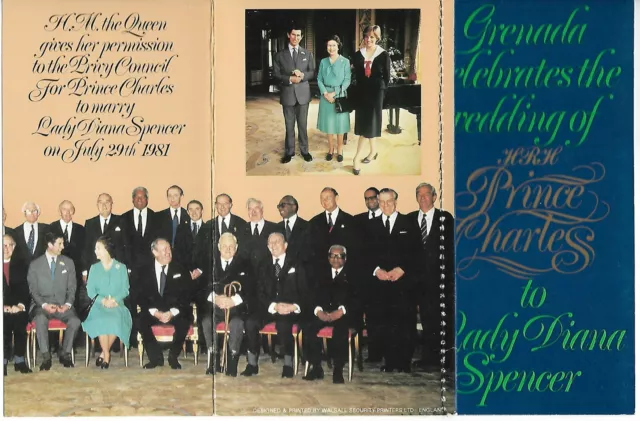 1981 Booklet Royal Wedding - Prince Charles and Diana Spencer Complete MUH