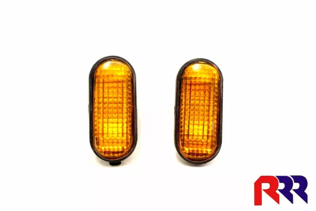 For Honda Civic Eg/Eh  91-95 Front Guard Flasher Repeater Lamp, Amber Lens- Pair