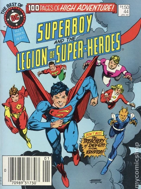 Best of DC Blue Ribbon Digest Canadian Price Variant #44 VG 4.0 1984 Stock Image