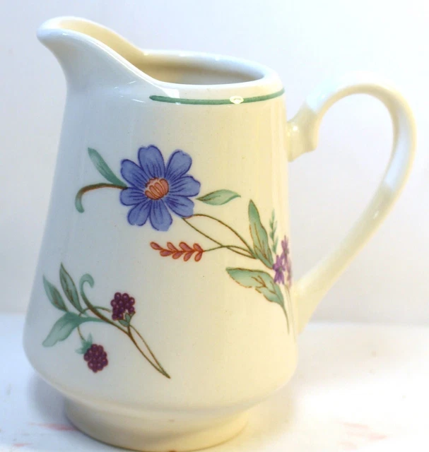 Vintage Oneida Cina Crema Latte Bricchetto per Anfora 4 1/0.6m Alto Fiorito