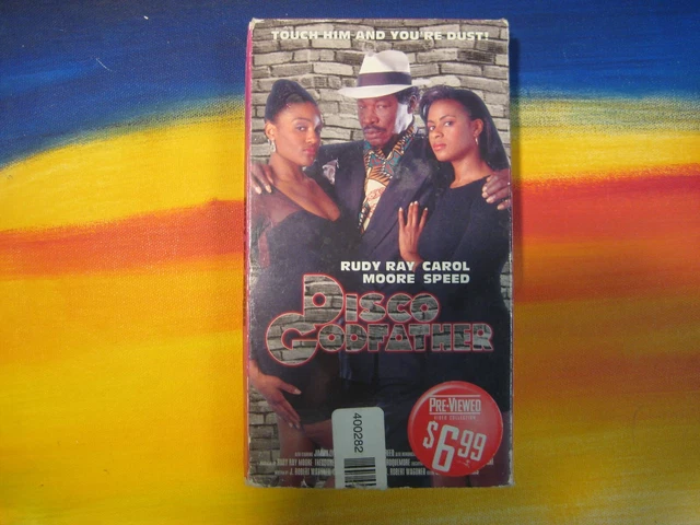 Rudy Ray Moore The Disco Godfather Xenon Martial Arts Action Movie VHS Tape