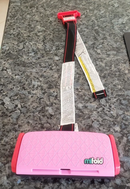 MIFOLD Grab and Go portable Compact Car Booster Seat - Pink