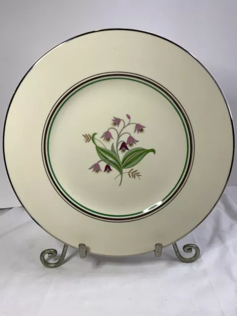 SYRACUSE CHINA Old Ivory Coralbel OPCO Dinner Plate 10inch pink wildflowers