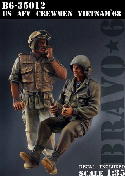 Bravo B6-35012 1/35 America Afv Crew Vietnam '68 Body Set