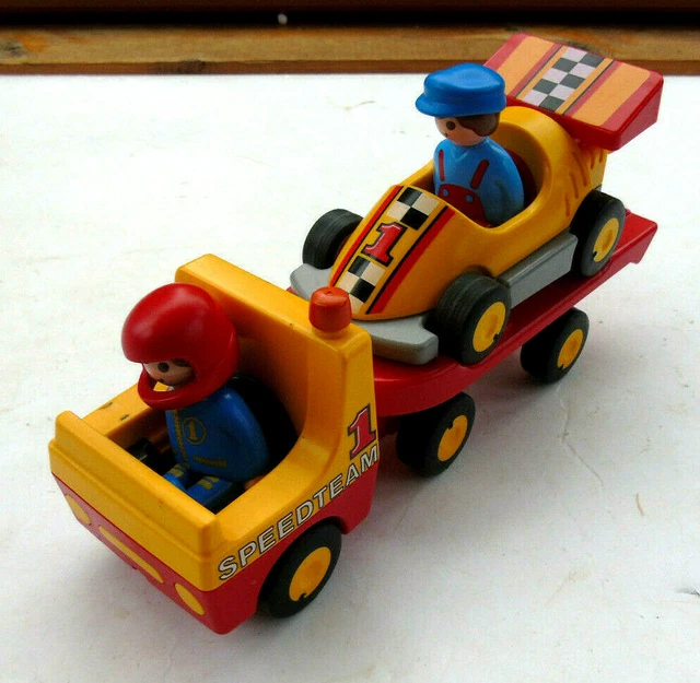Playmobil – Camion De Course 3613 – RACING – Usato (Piccoli Difetti/ingiallito) - Foto 4