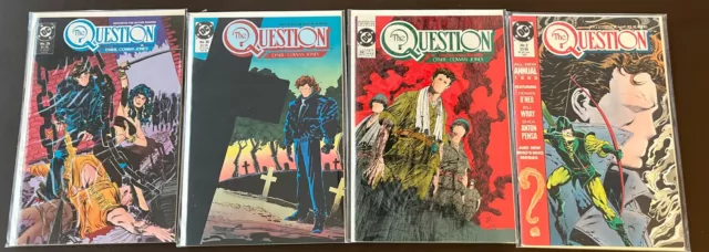 The Question #29 #30 #32 Annual #2 DC Comics Lot 4 issues VF/NM