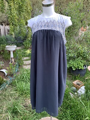 $198 ANTHROPOLOGIE KAS New York Women's Etta Swing Beaded Dress